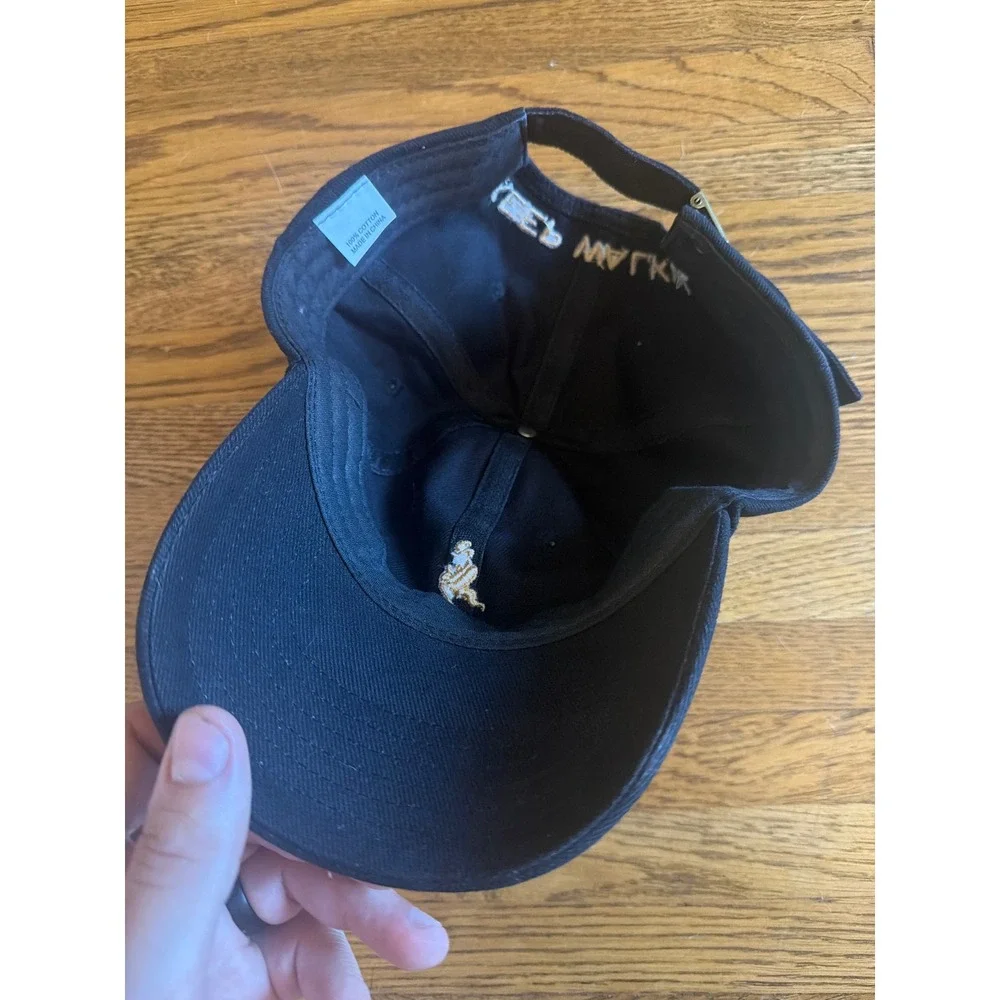 Johnnie Walker Black Gold Keep Walking Embroidered Cotton Baseball‎ Hat Cap Mens